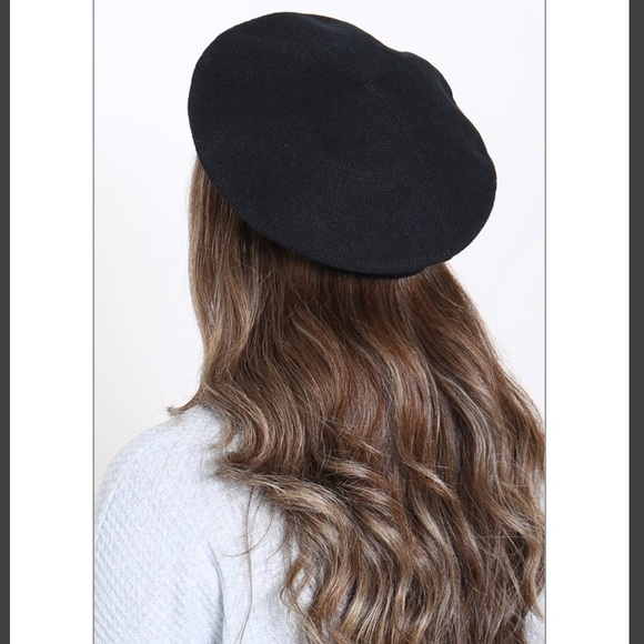 Black French Beret Hat New in Bag! - Picture 4 of 7
